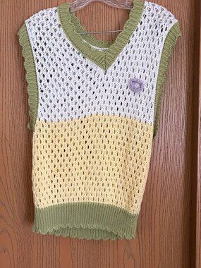 LEDIN Crochet Sweater Vest